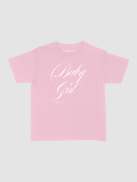 baby girl baby tee - In Print We Trust