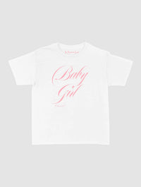 baby girl baby tee - In Print We Trust