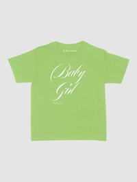 baby girl baby tee - In Print We Trust