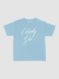 baby girl baby tee - In Print We Trust