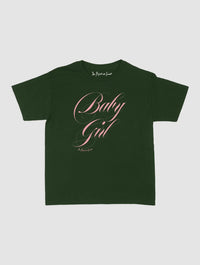 baby girl baby tee - In Print We Trust