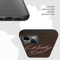 baby girl tough iPhone case - In Print We Trust