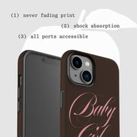 baby girl tough iPhone case - In Print We Trust