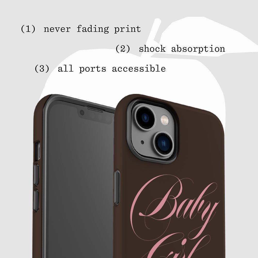 baby girl tough iPhone case - In Print We Trust