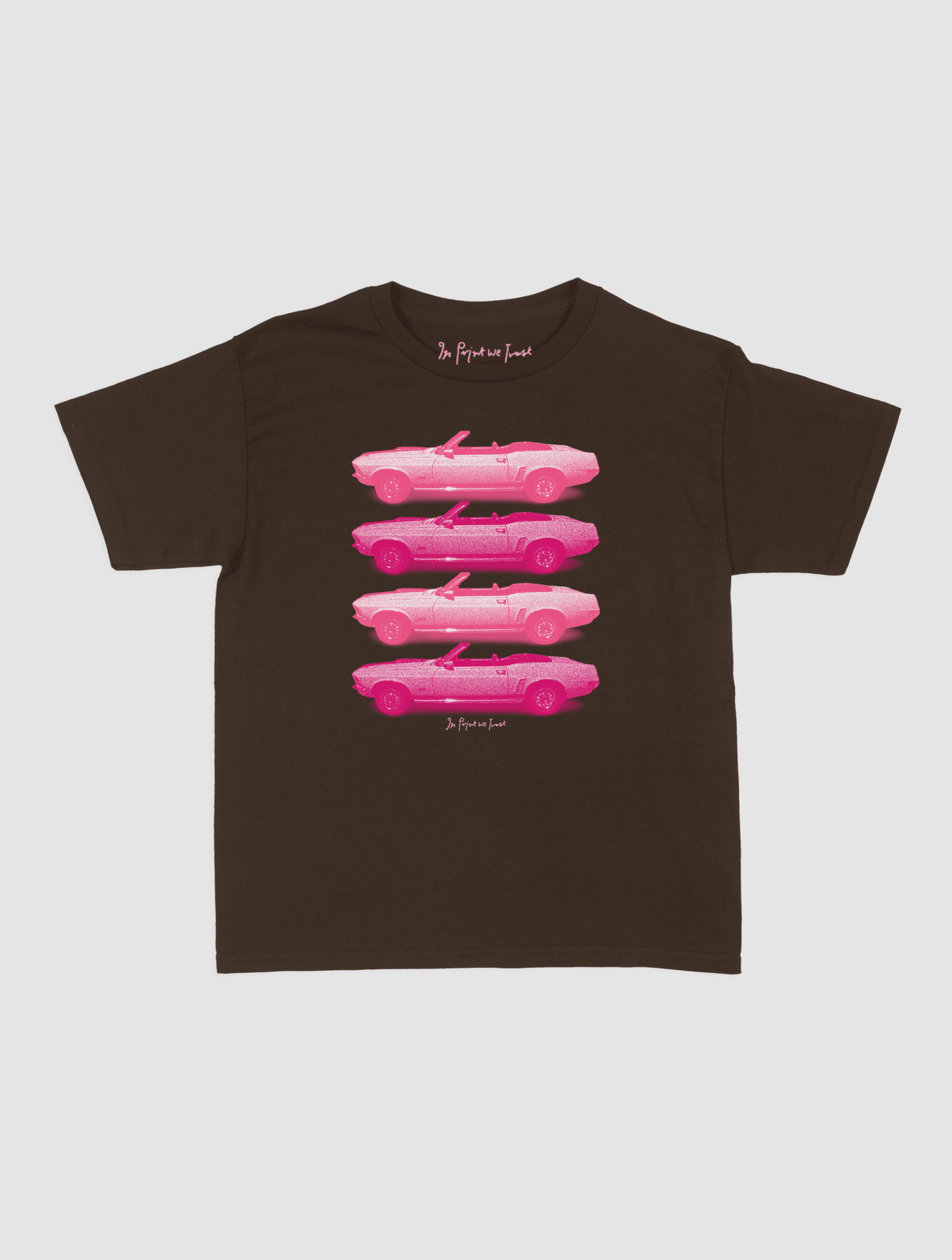 backseat driver baby tee - In Print We Trust