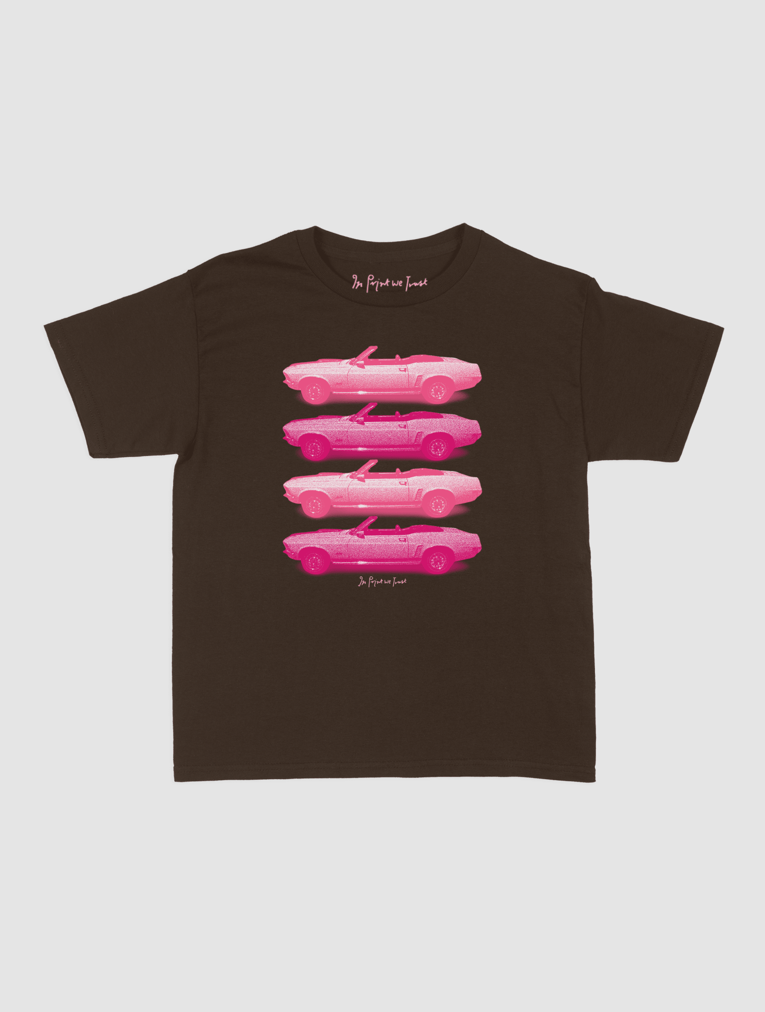 backseat driver baby tee - In Print We Trust