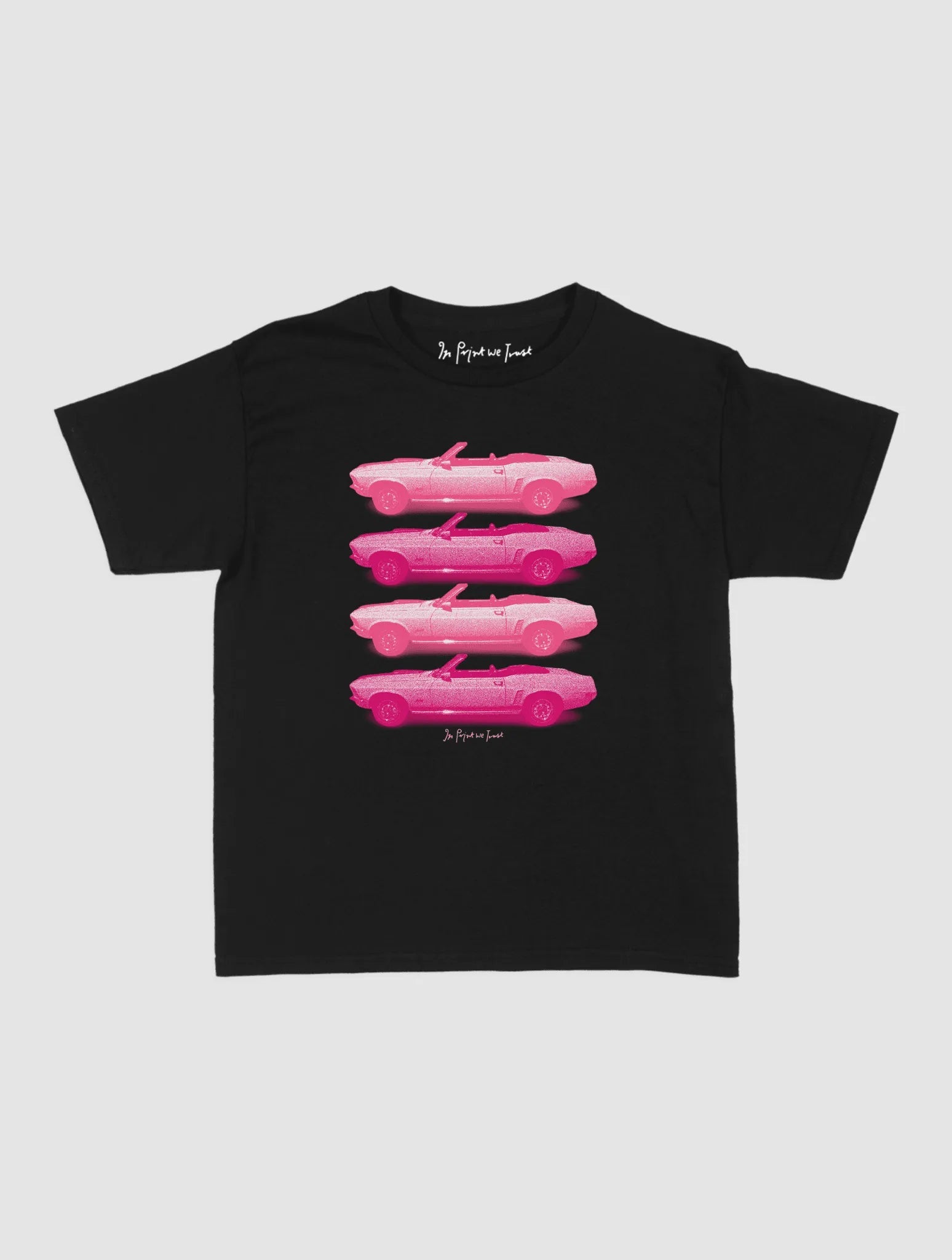 backseat driver baby tee - In Print We Trust