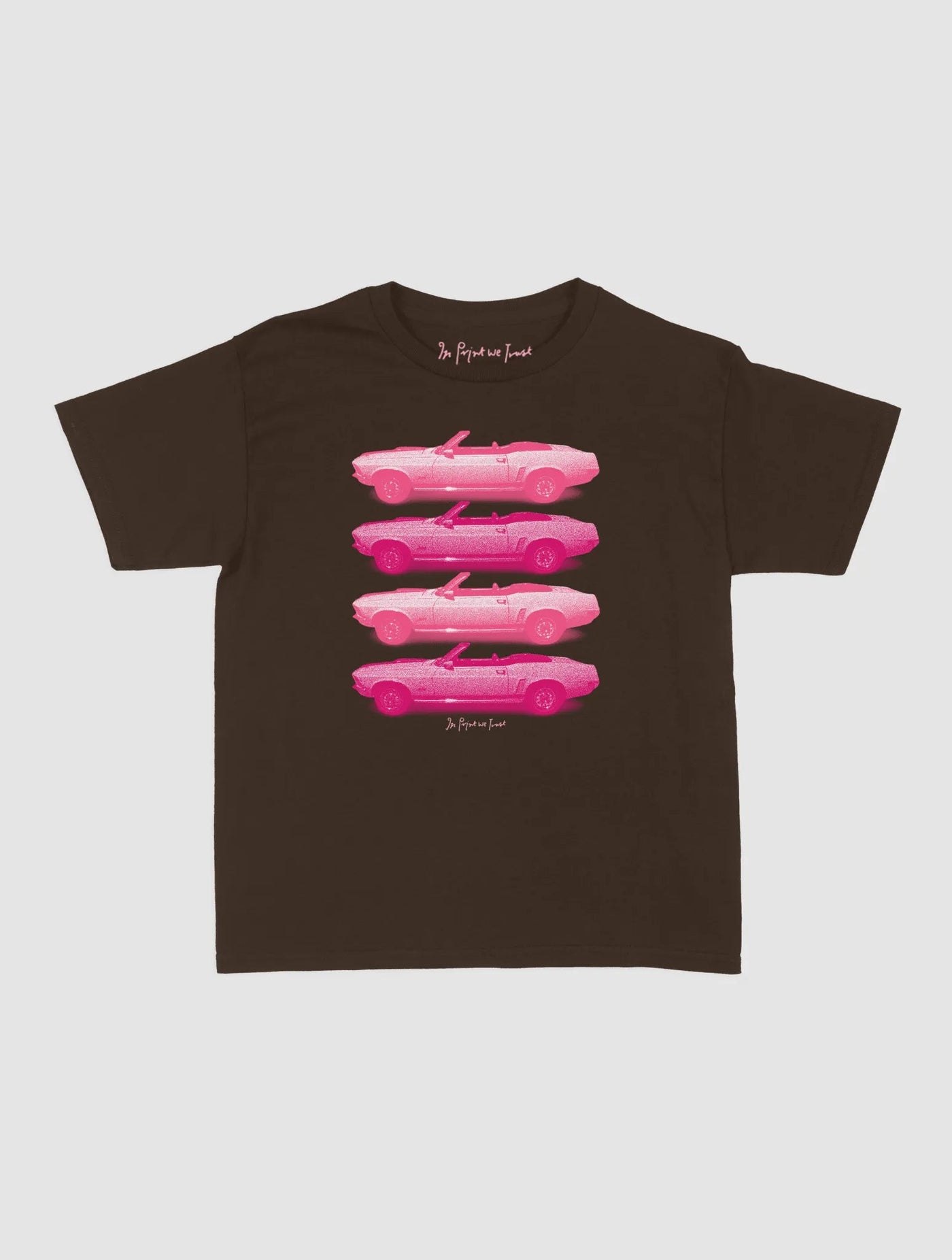 backseat driver baby tee - In Print We Trust