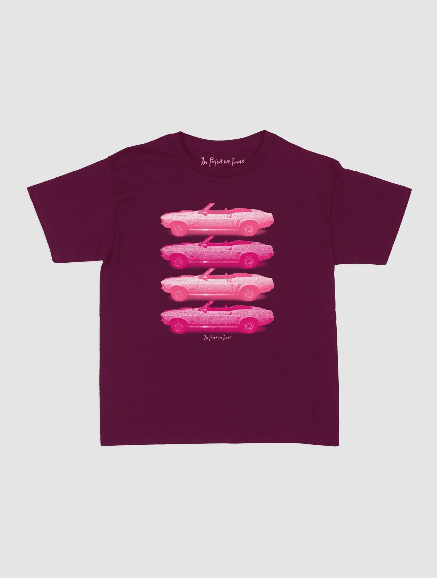 backseat driver baby tee - In Print We Trust