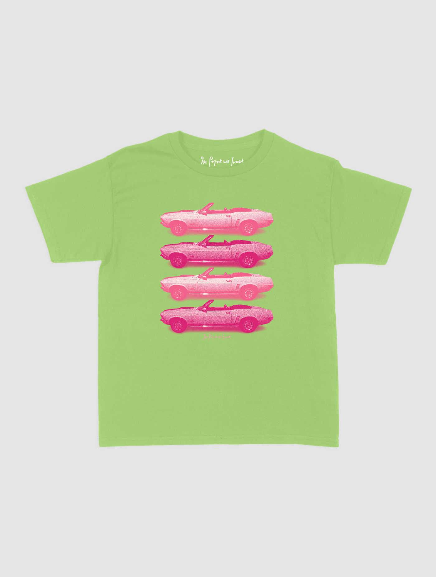 backseat driver baby tee - In Print We Trust