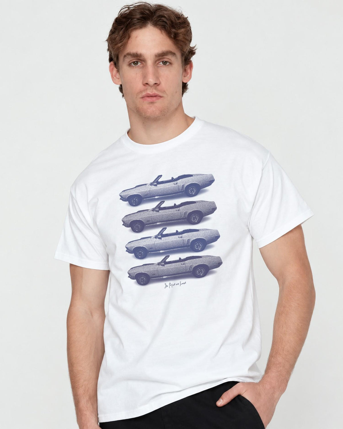 backseat driver classic tee - In Print We Trust