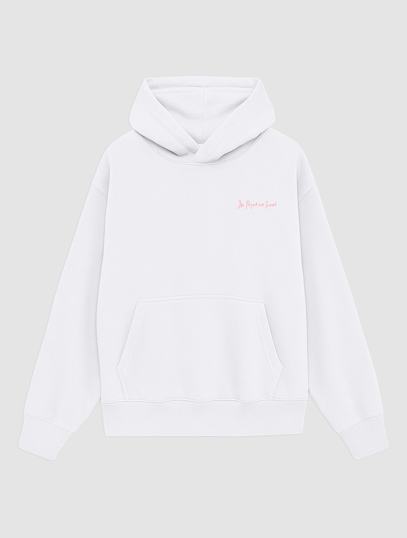 backseat driver white hoodie - In Print We Trust