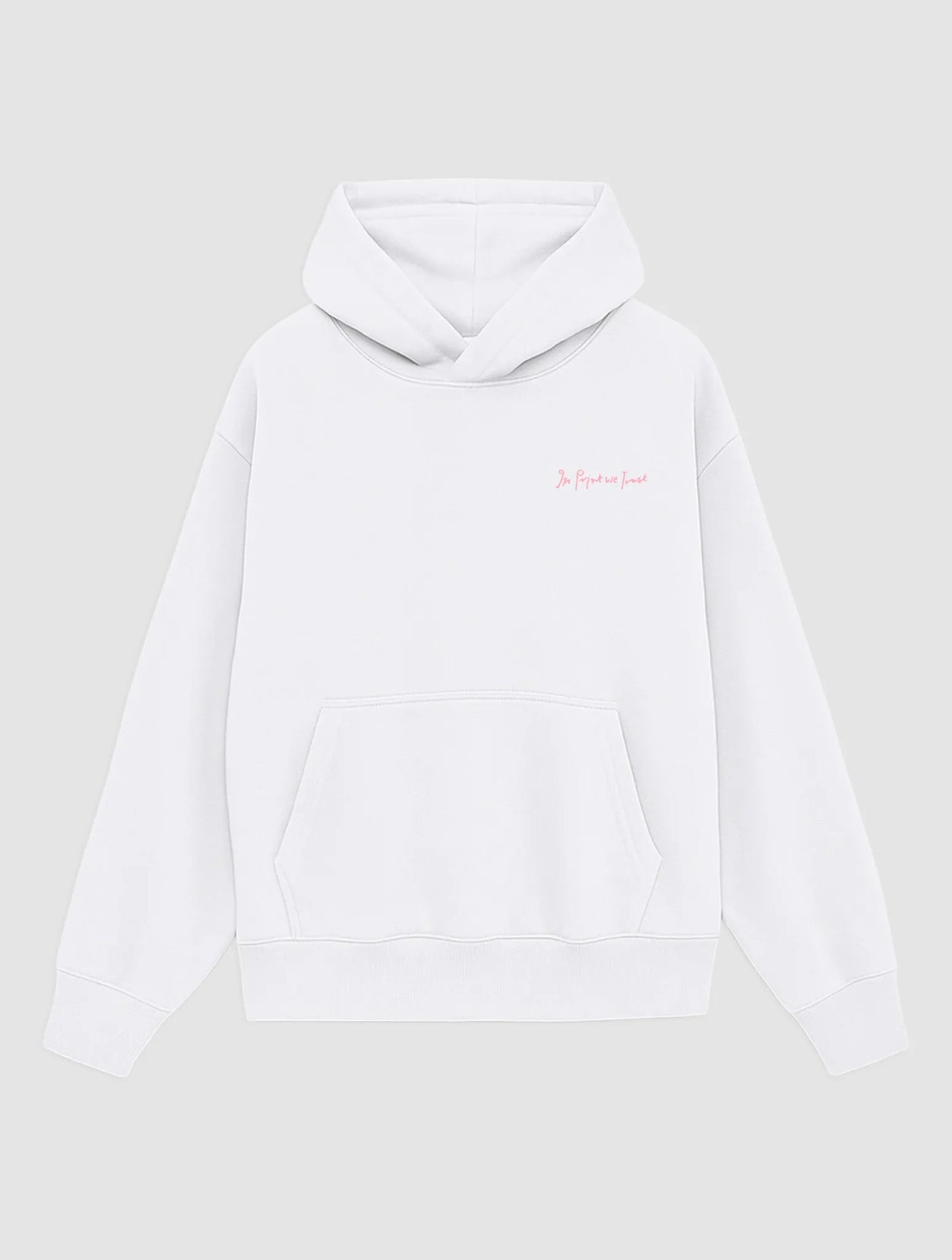 backseat driver white hoodie - In Print We Trust