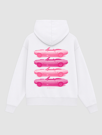 backseat driver white hoodie - In Print We Trust