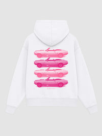backseat driver white hoodie - In Print We Trust