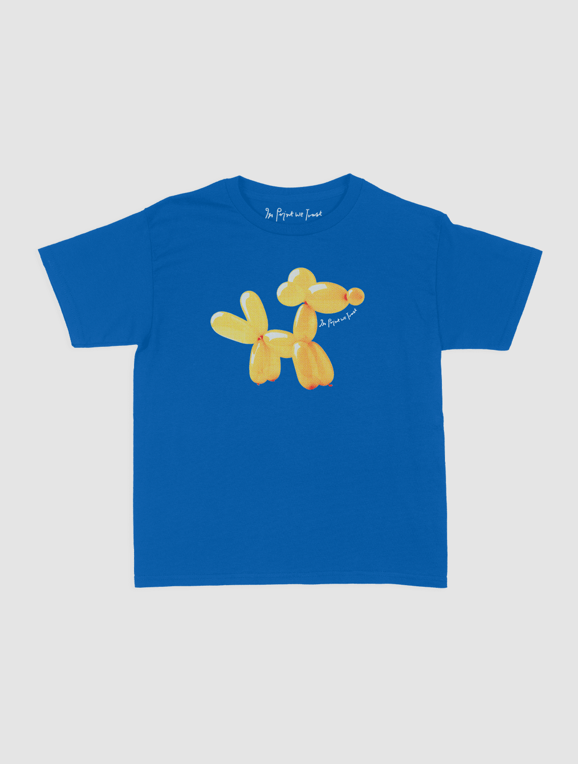 balloon animal baby tee - In Print We Trust