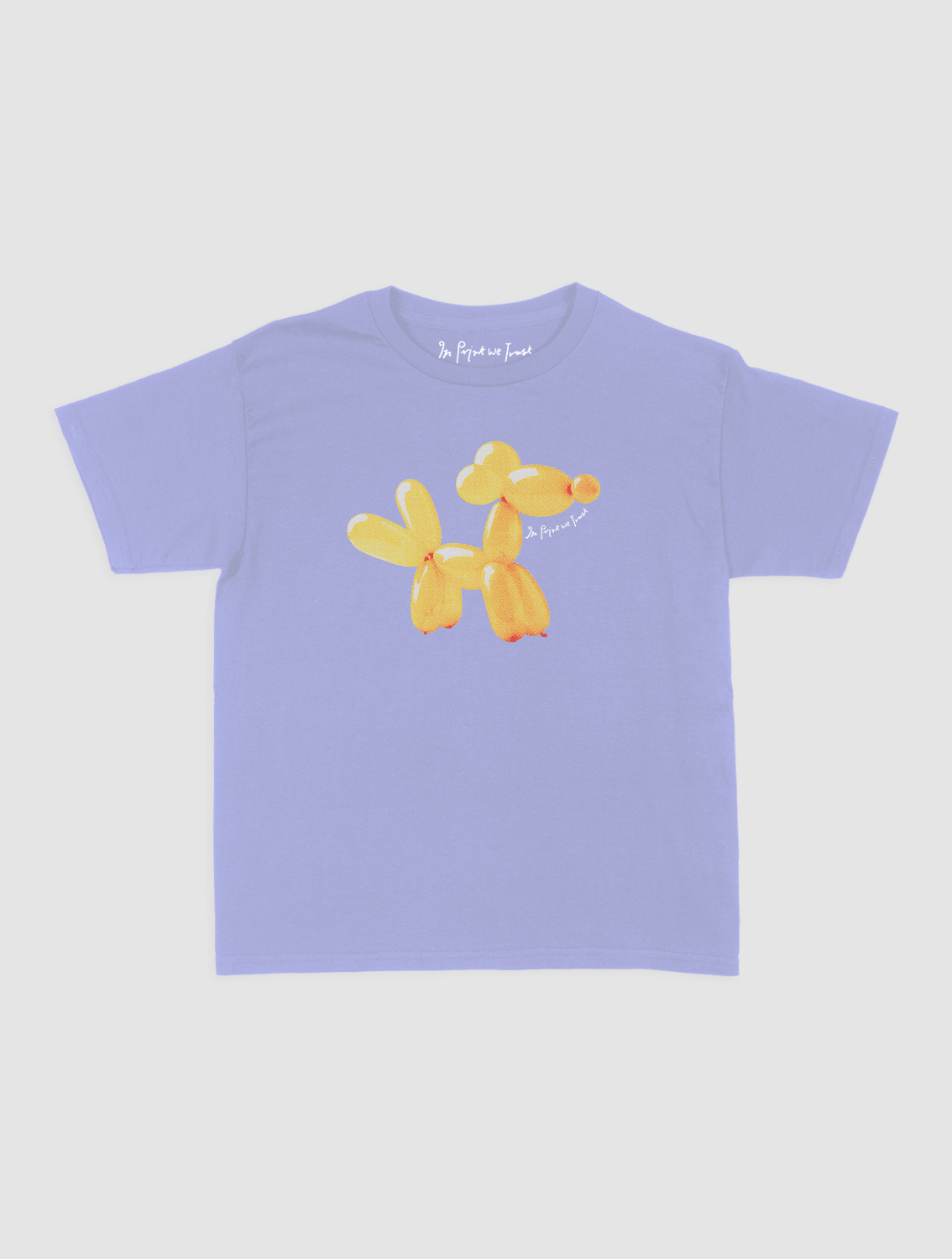 balloon animal baby tee - In Print We Trust