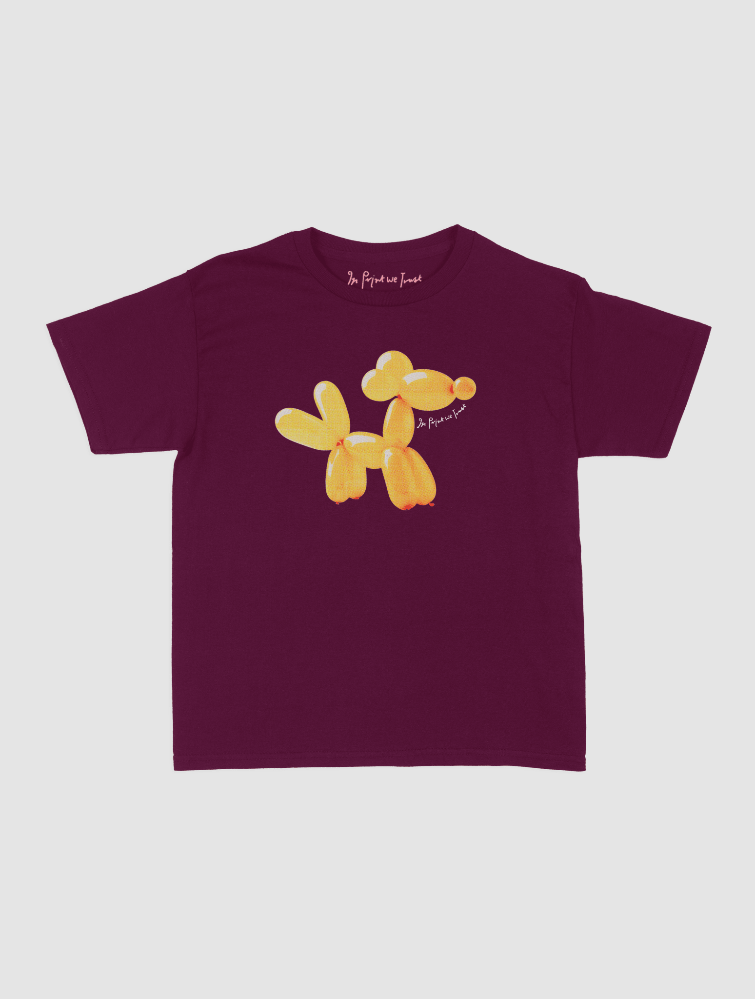 balloon animal baby tee - In Print We Trust