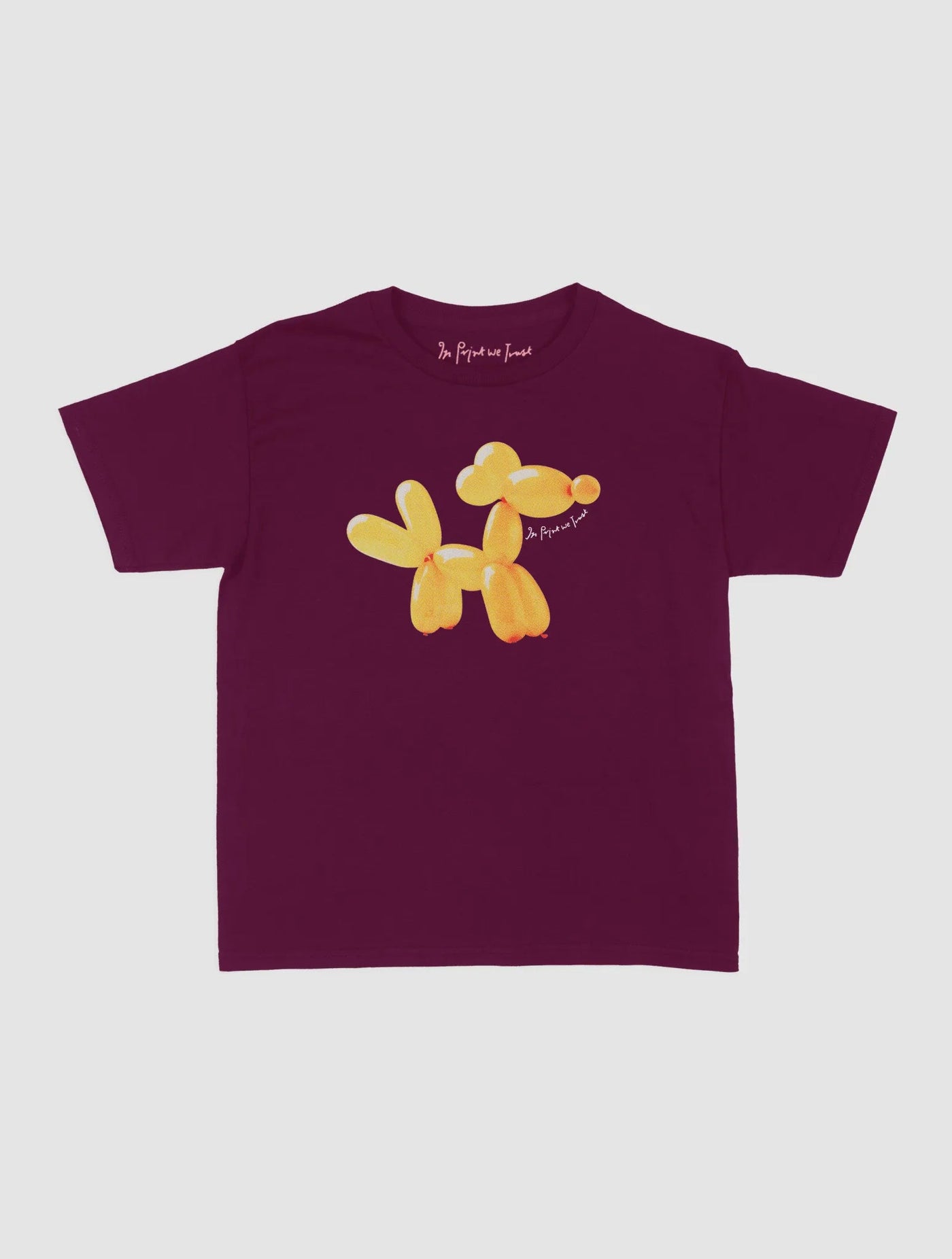 balloon animal baby tee - In Print We Trust