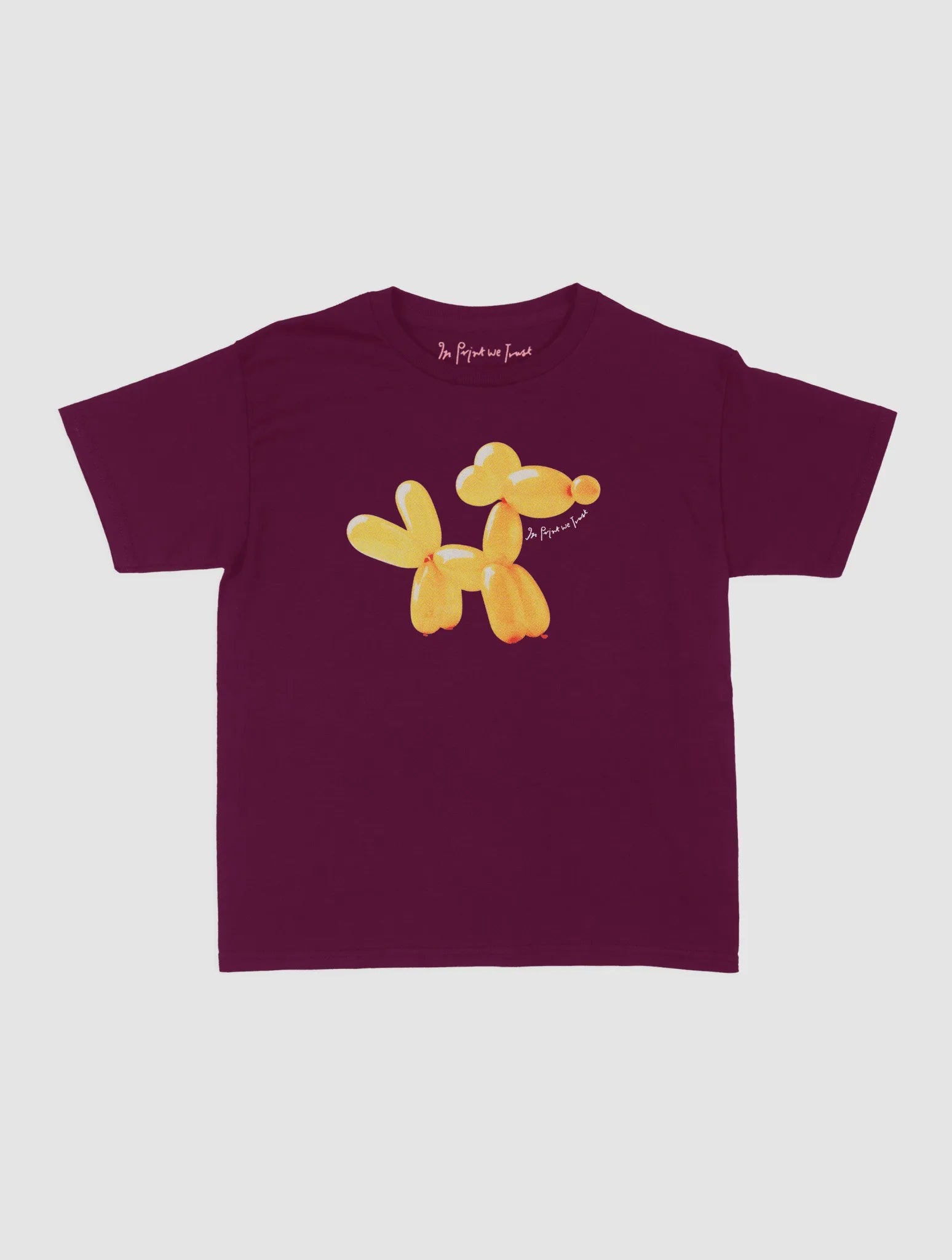 balloon animal baby tee - In Print We Trust