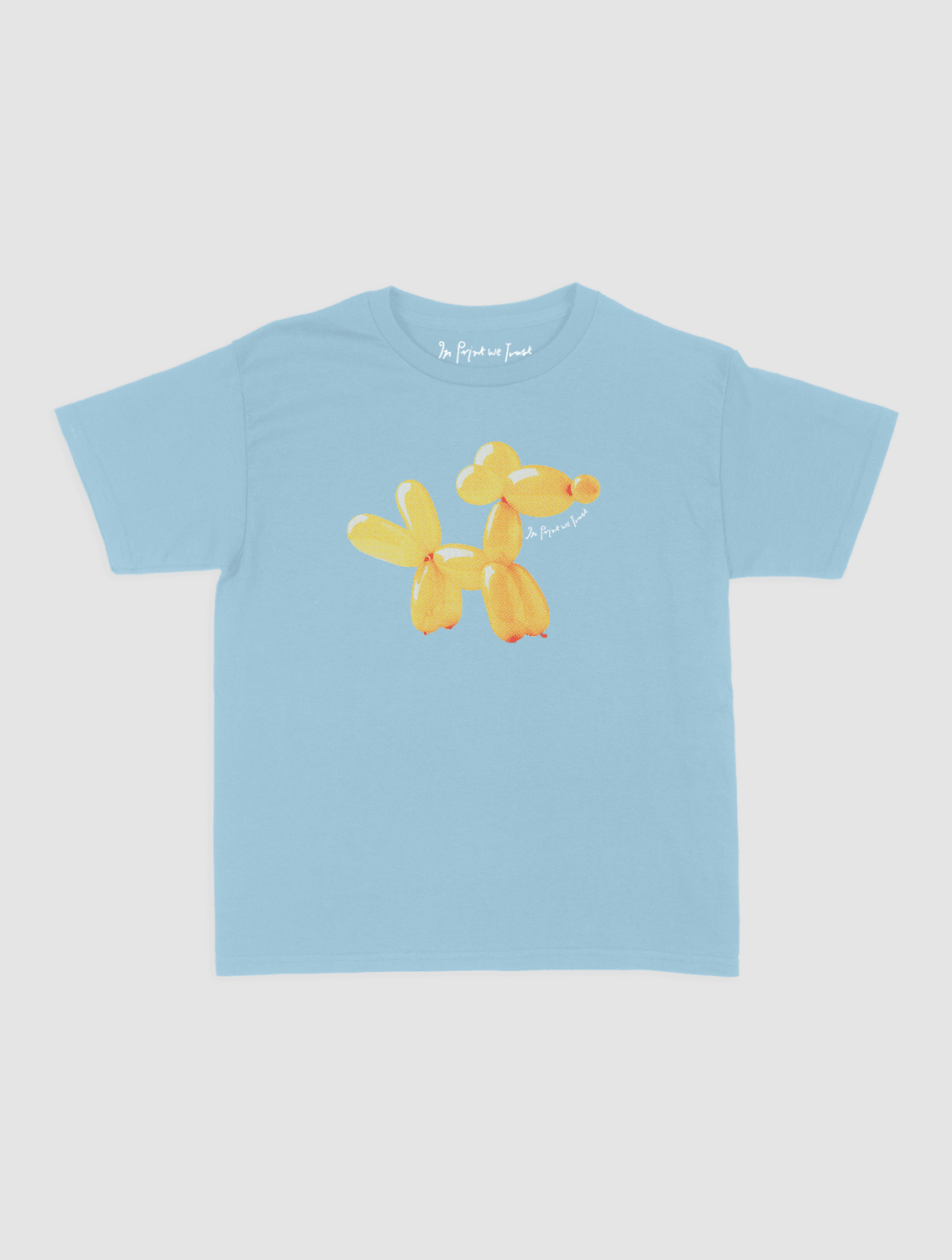 balloon animal baby tee - In Print We Trust