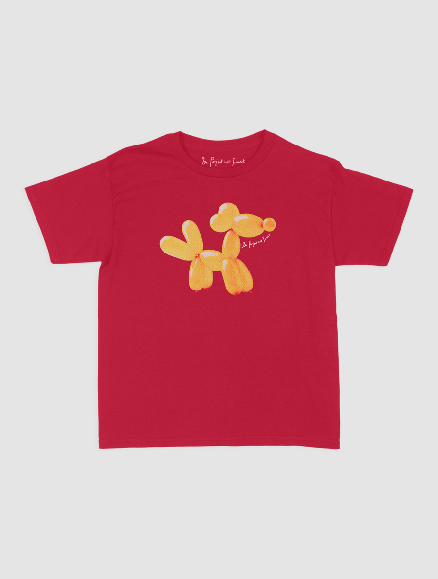 balloon animal baby tee - In Print We Trust