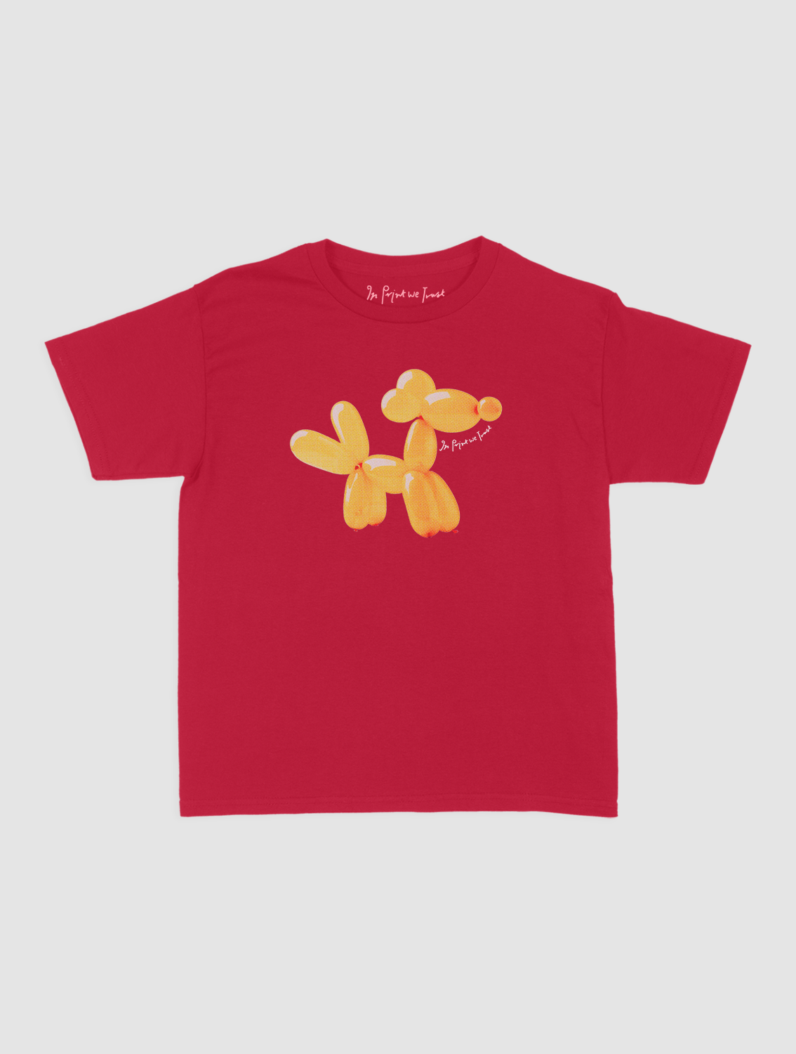 balloon animal baby tee - In Print We Trust
