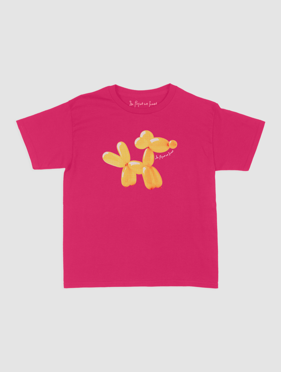 balloon animal baby tee - In Print We Trust