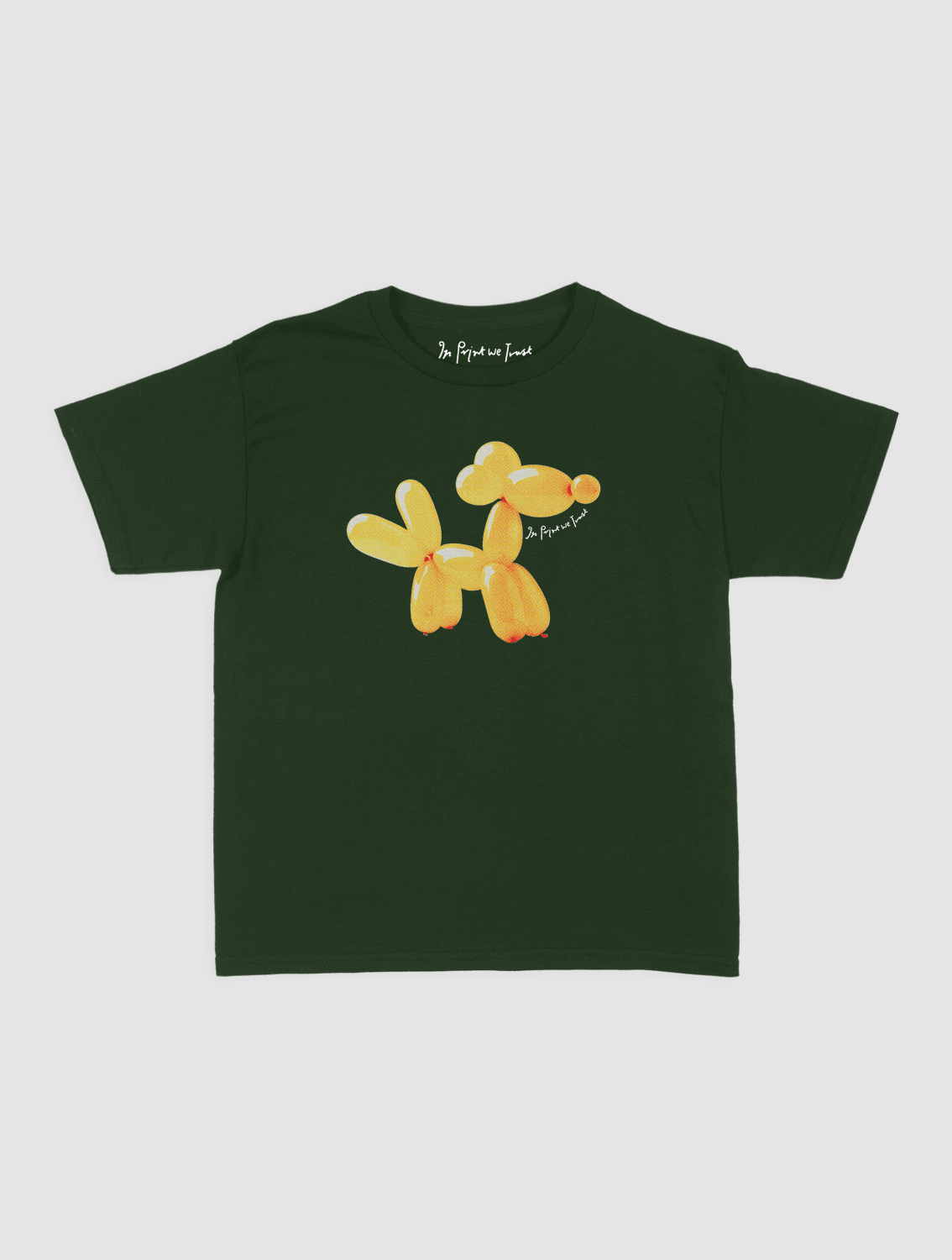 balloon animal baby tee - In Print We Trust