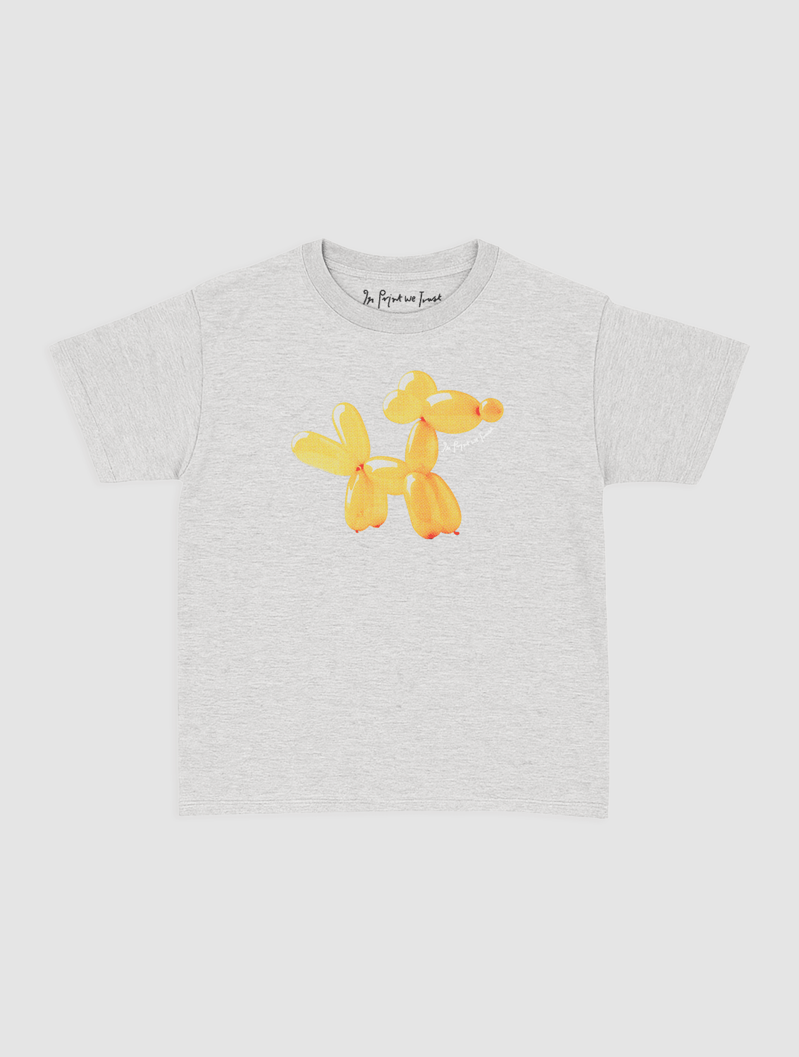 balloon animal baby tee - In Print We Trust