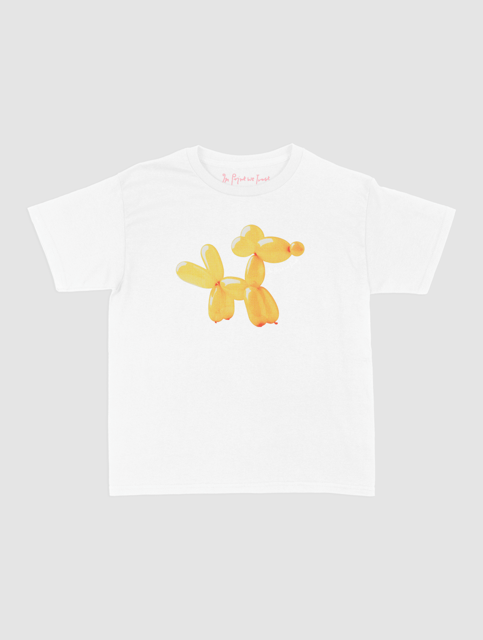 balloon animal baby tee - In Print We Trust