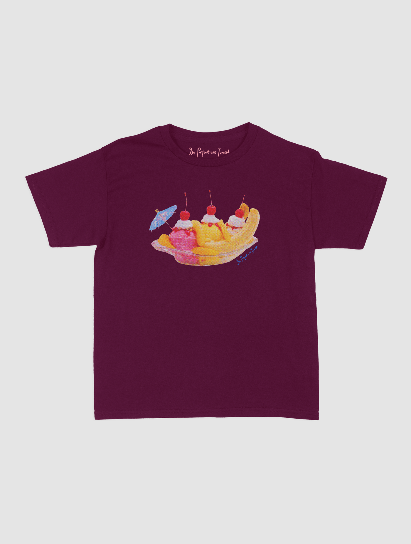 banana split baby tee - In Print We Trust