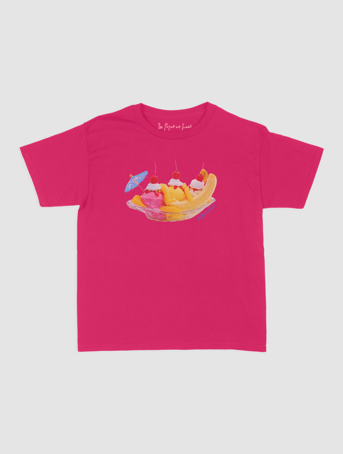 banana split baby tee - In Print We Trust