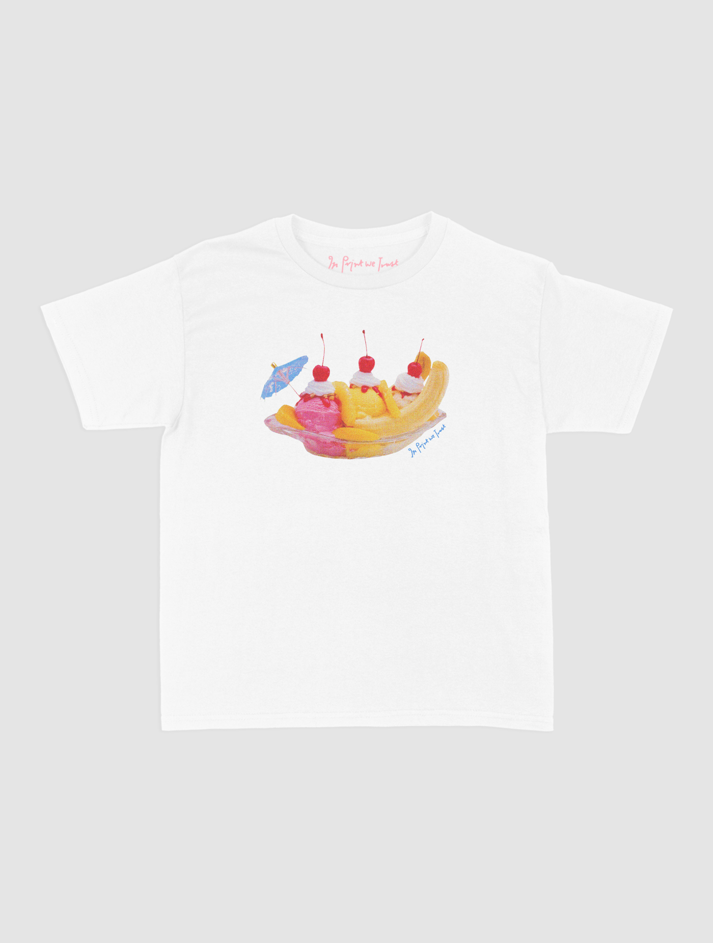 banana split baby tee - In Print We Trust