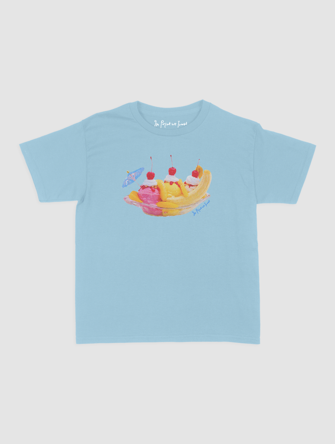 banana split baby tee - In Print We Trust