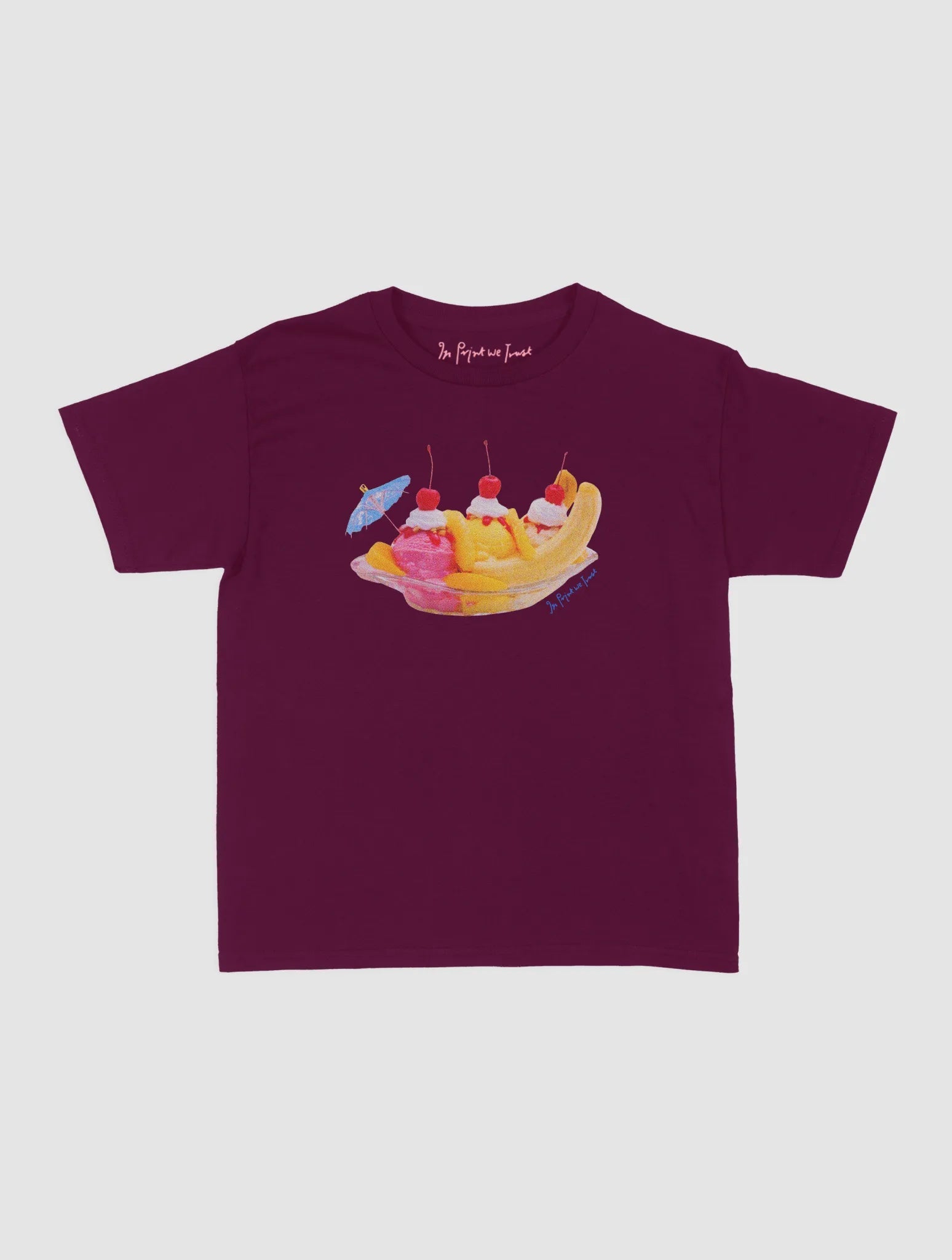 banana split baby tee - In Print We Trust