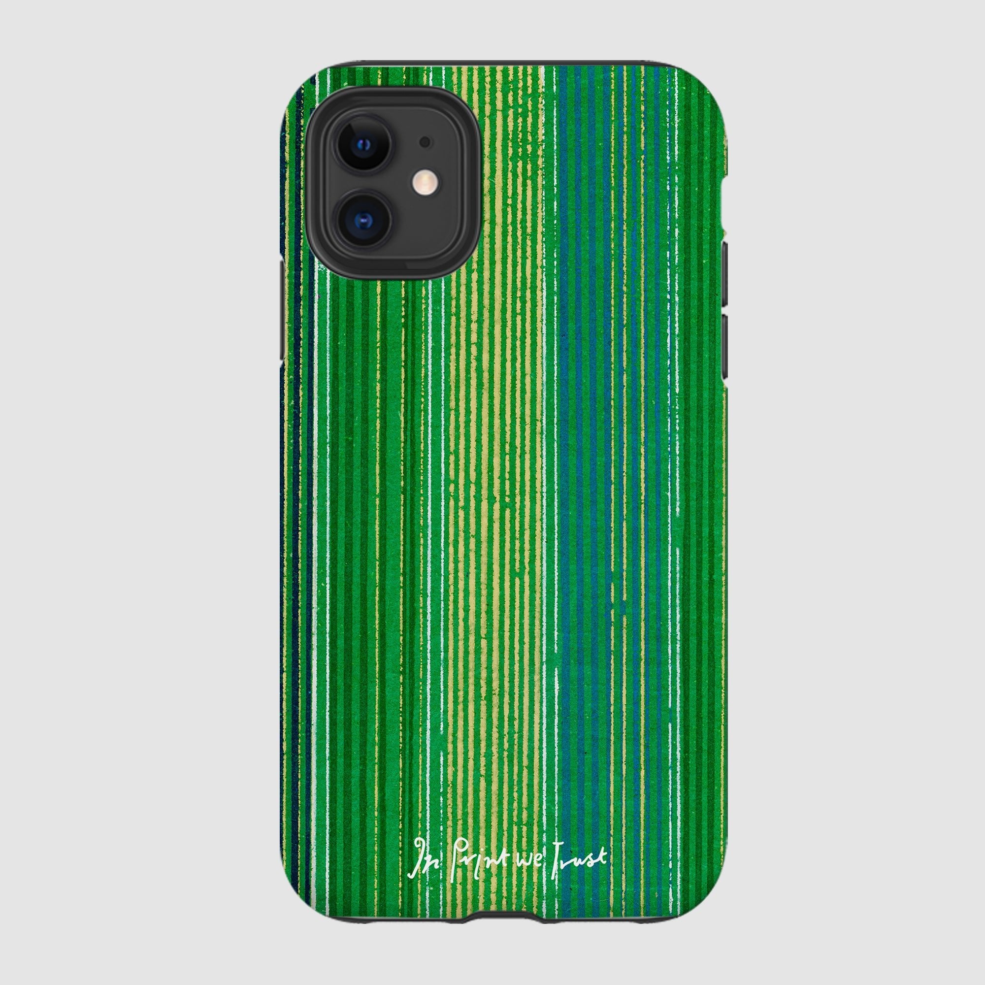 basil tough iPhone case - In Print We Trust