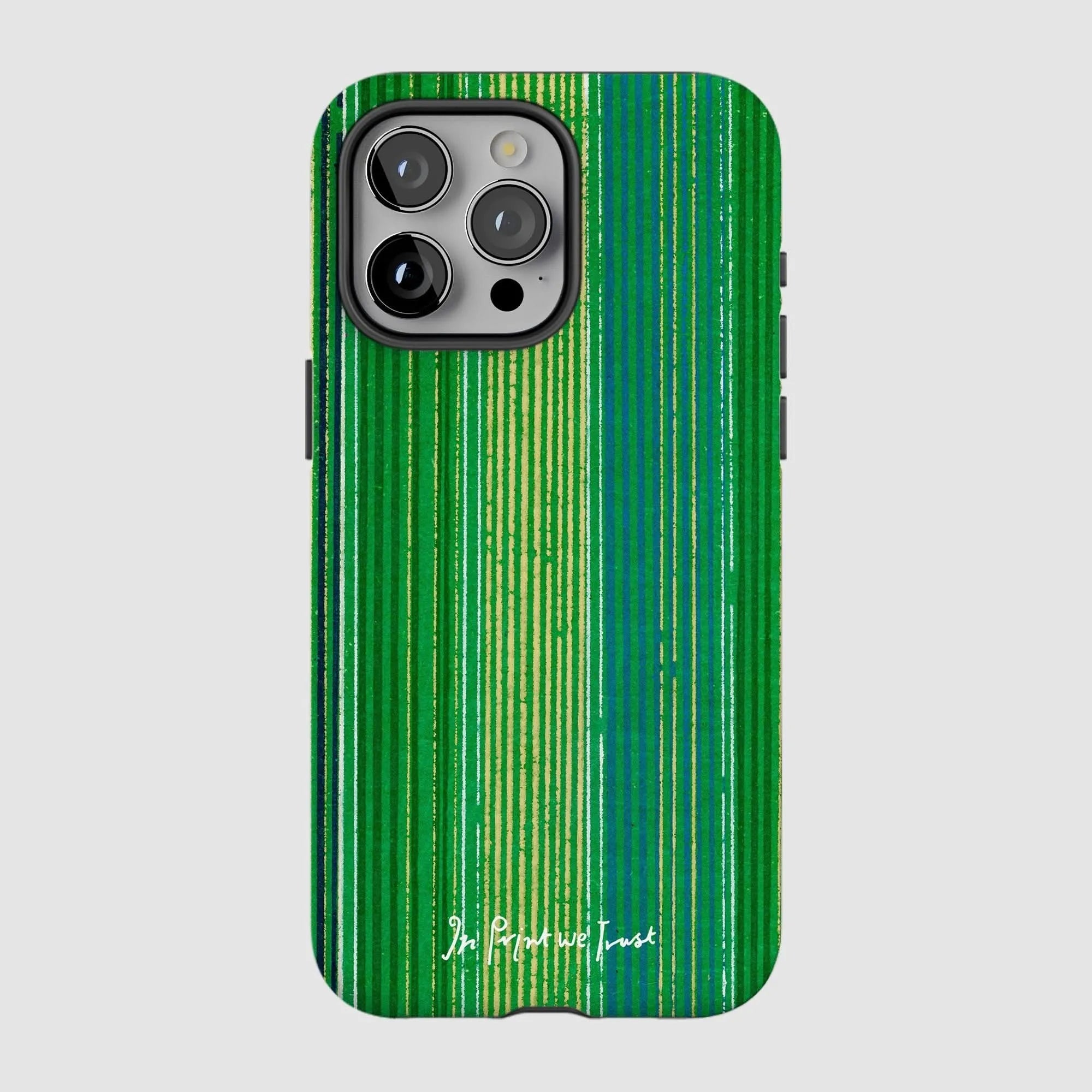 basil tough iPhone case - In Print We Trust