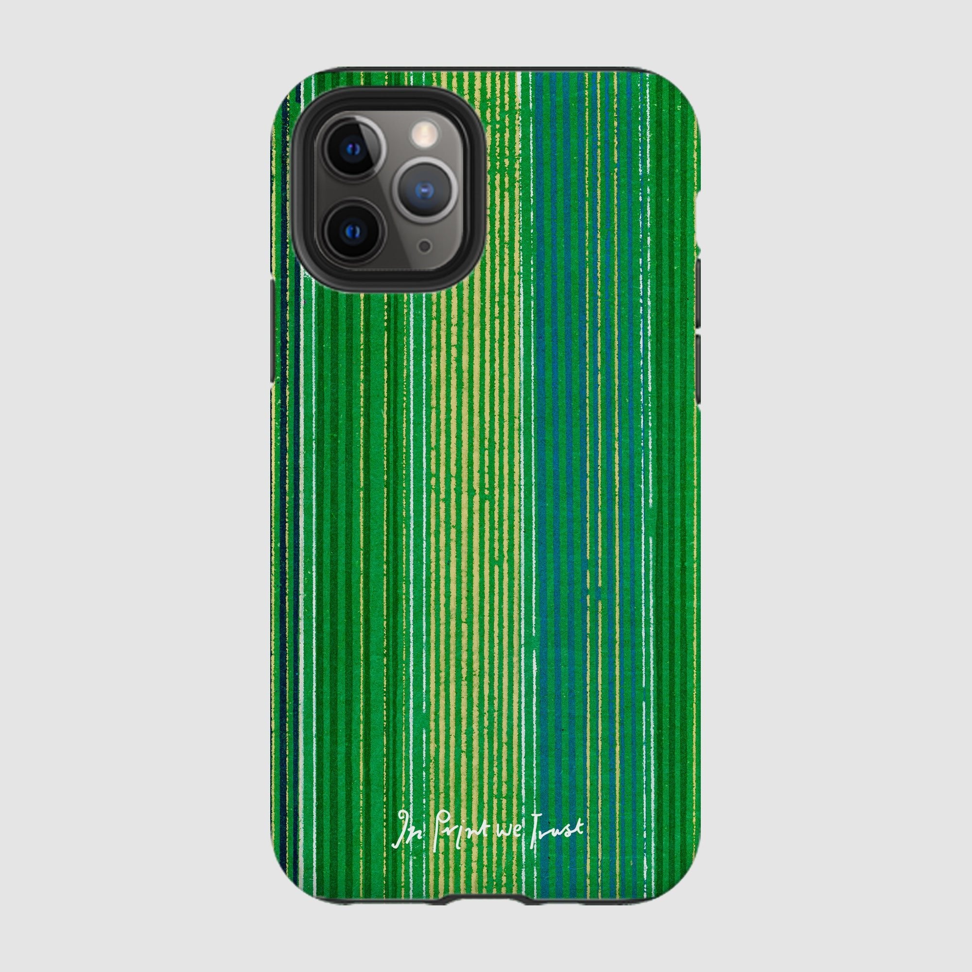 basil tough iPhone case - In Print We Trust