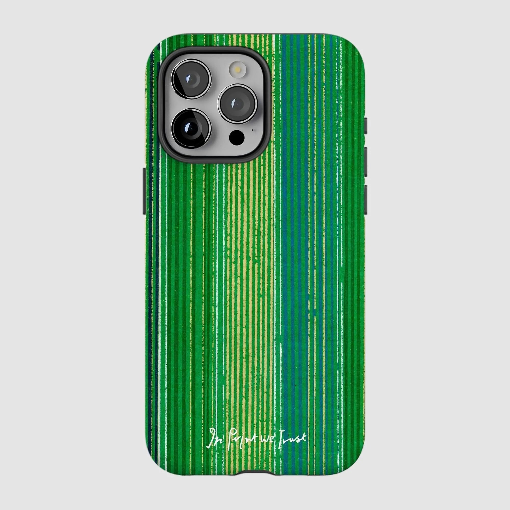 basil tough iPhone case - In Print We Trust