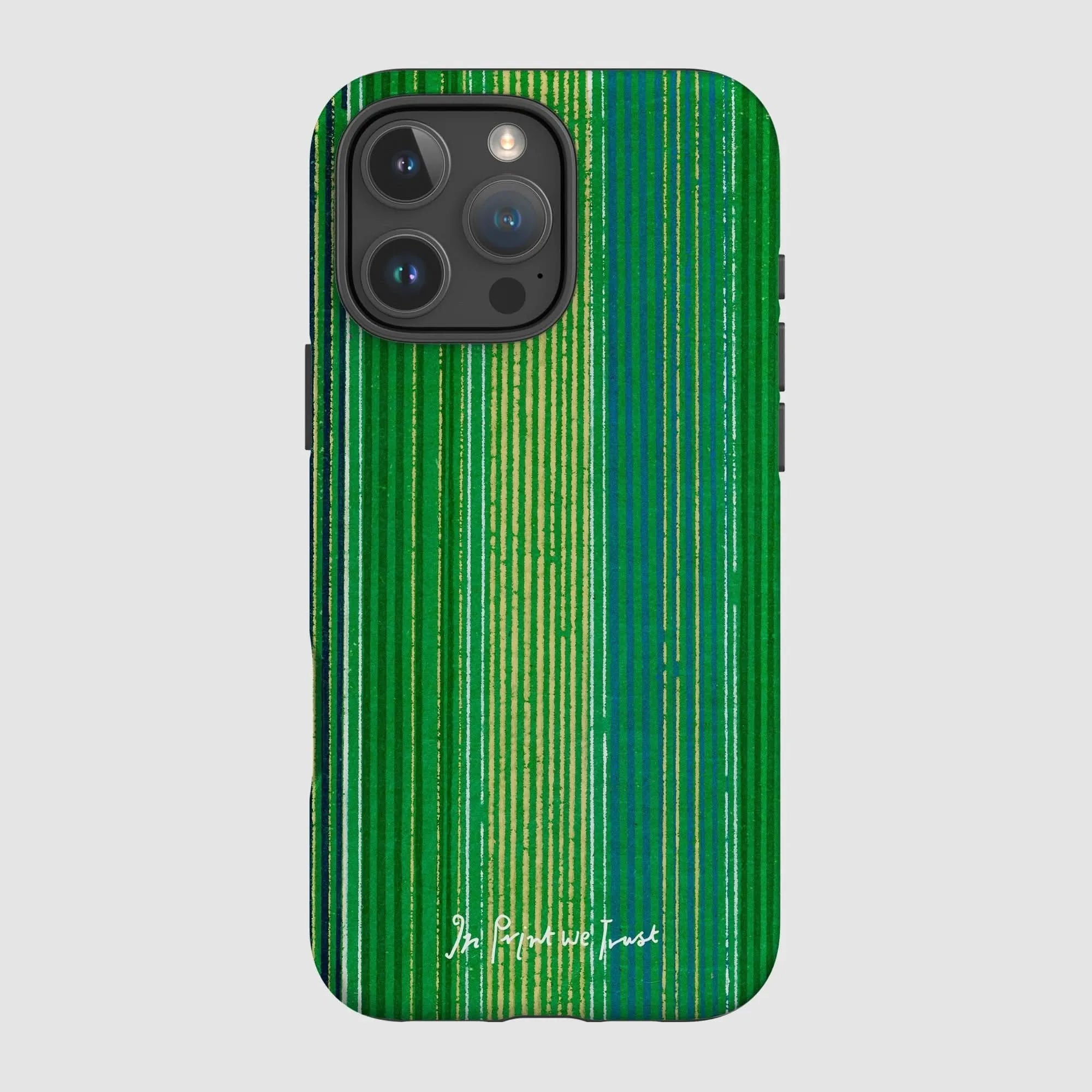 basil tough iPhone case - In Print We Trust