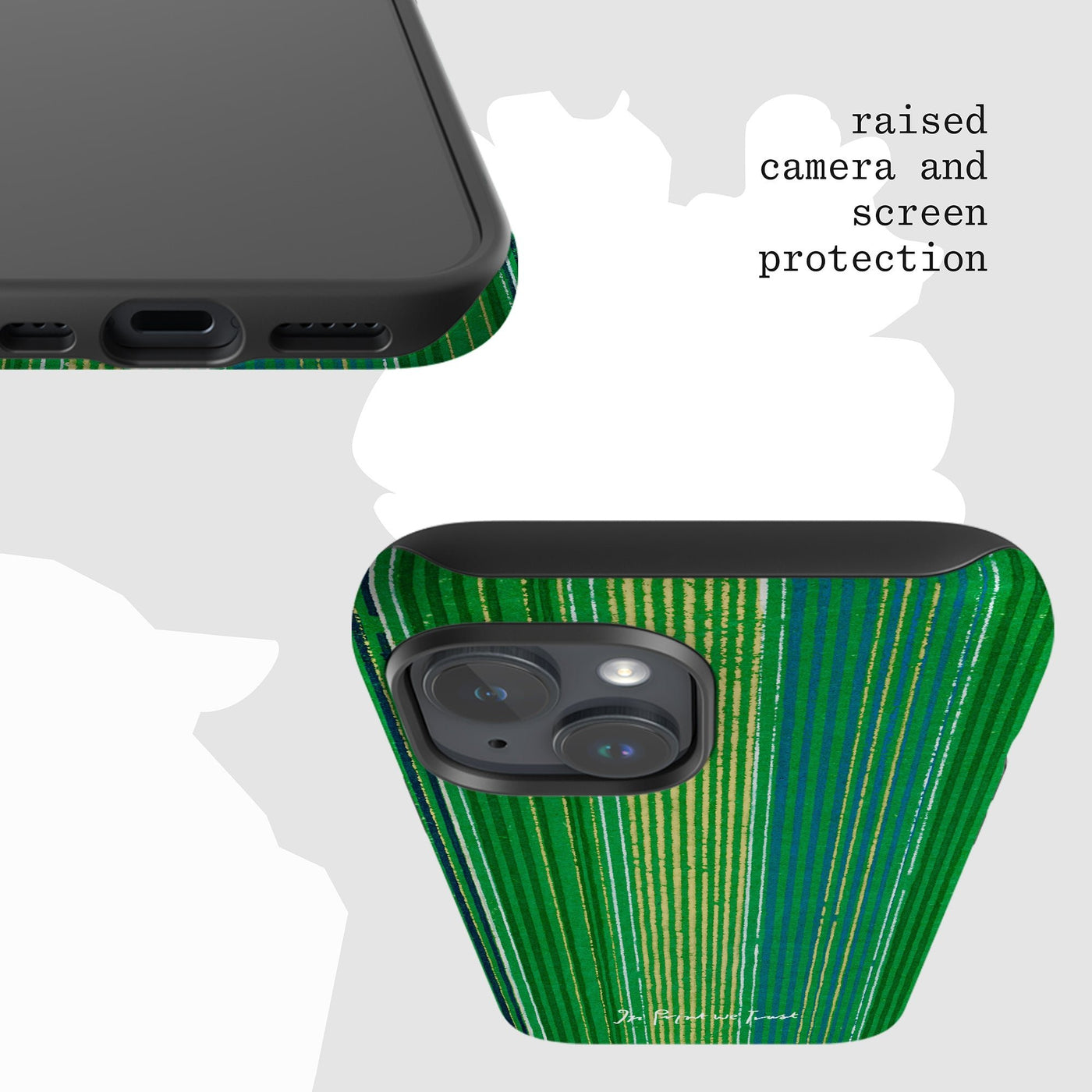 basil tough iPhone case - In Print We Trust