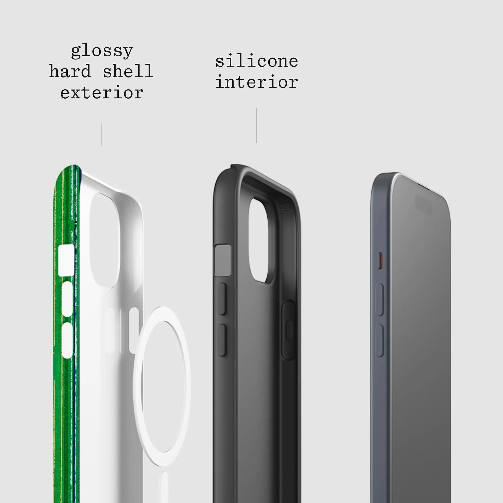 basil tough iPhone case - In Print We Trust