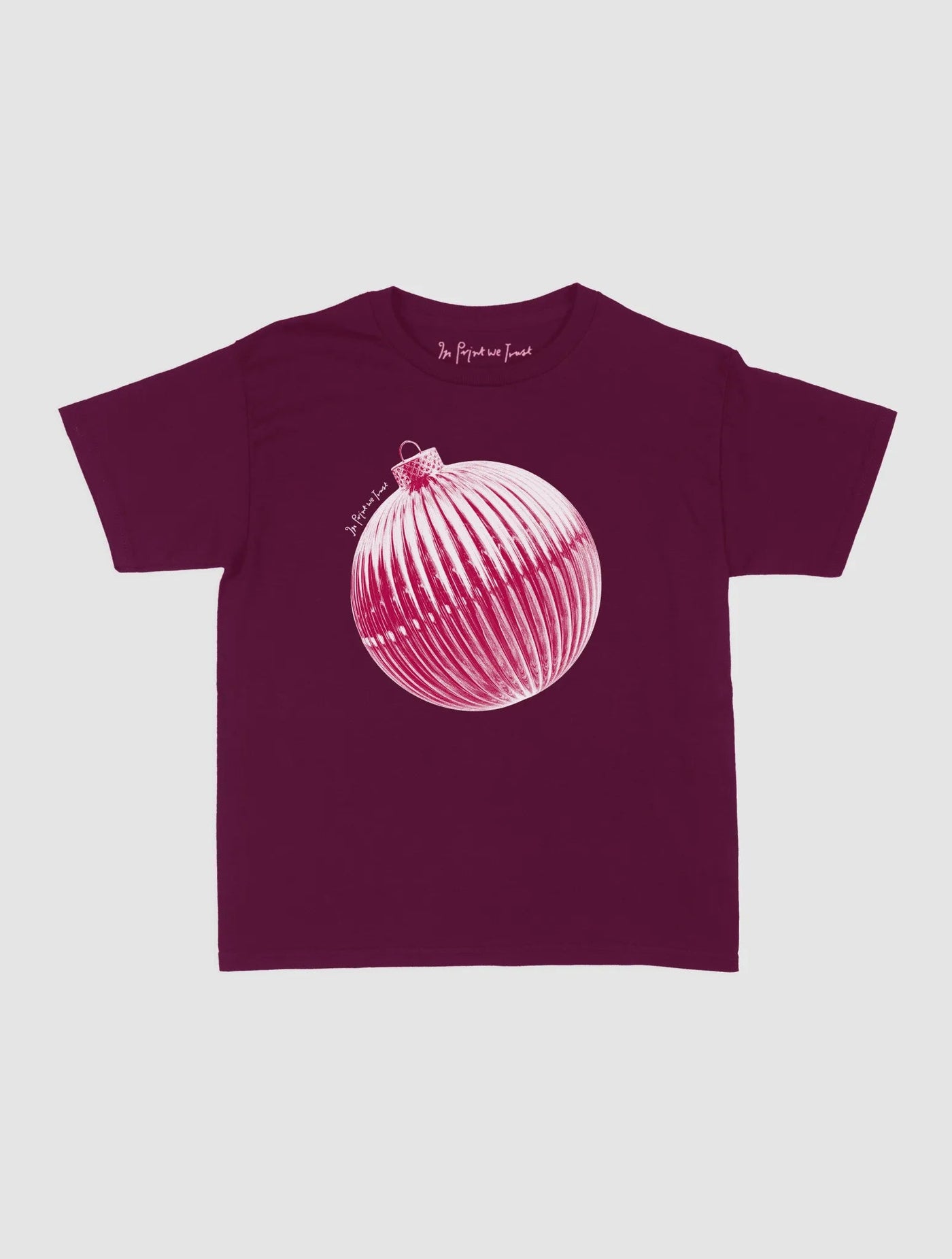 bauble baby tee - In Print We Trust