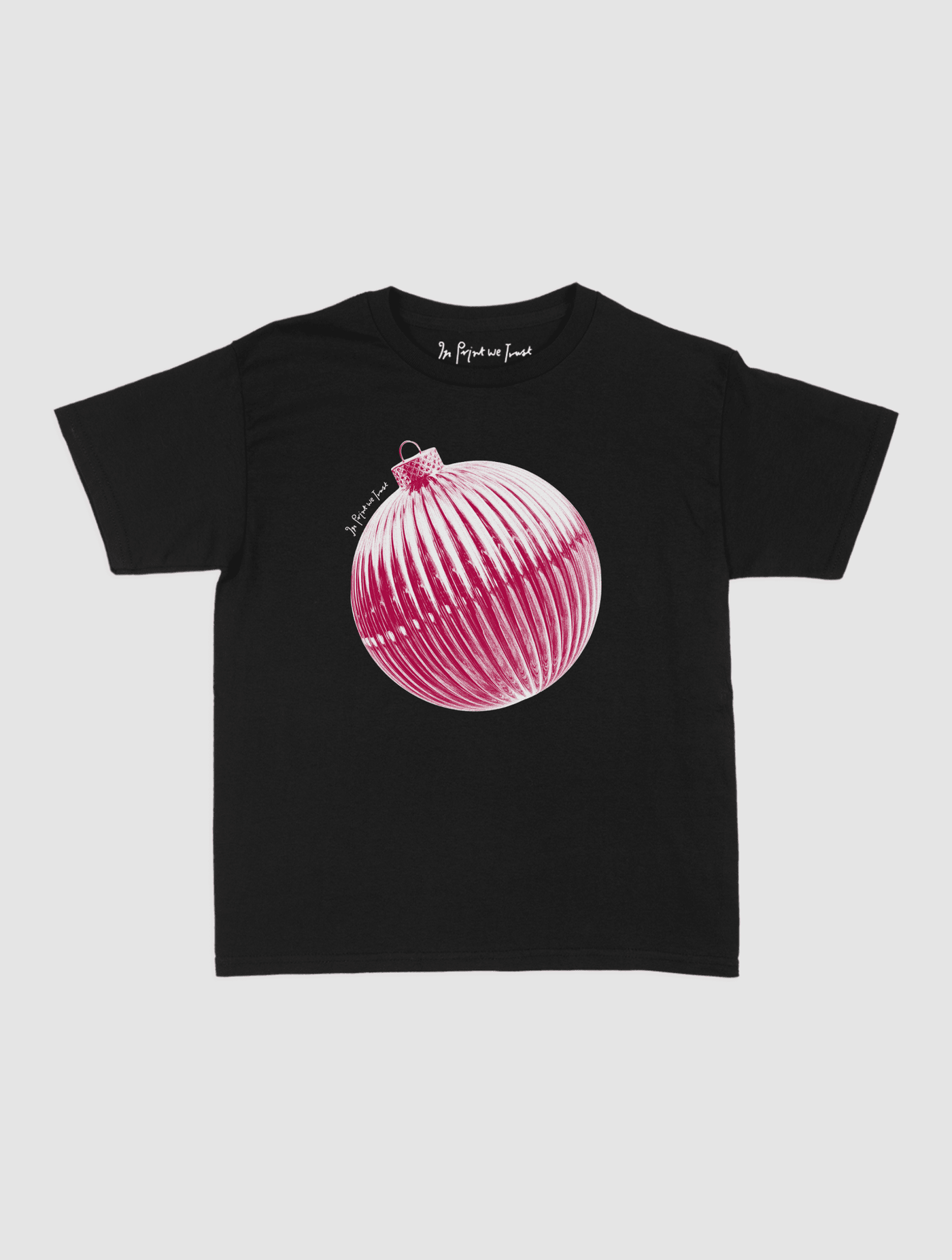 bauble baby tee - In Print We Trust