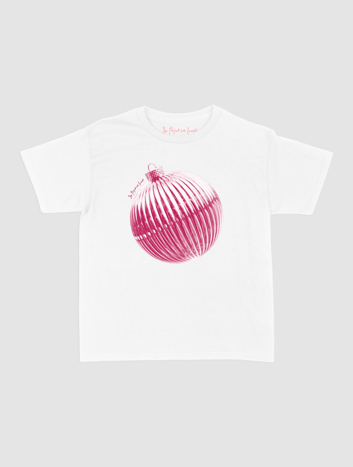 bauble baby tee - In Print We Trust