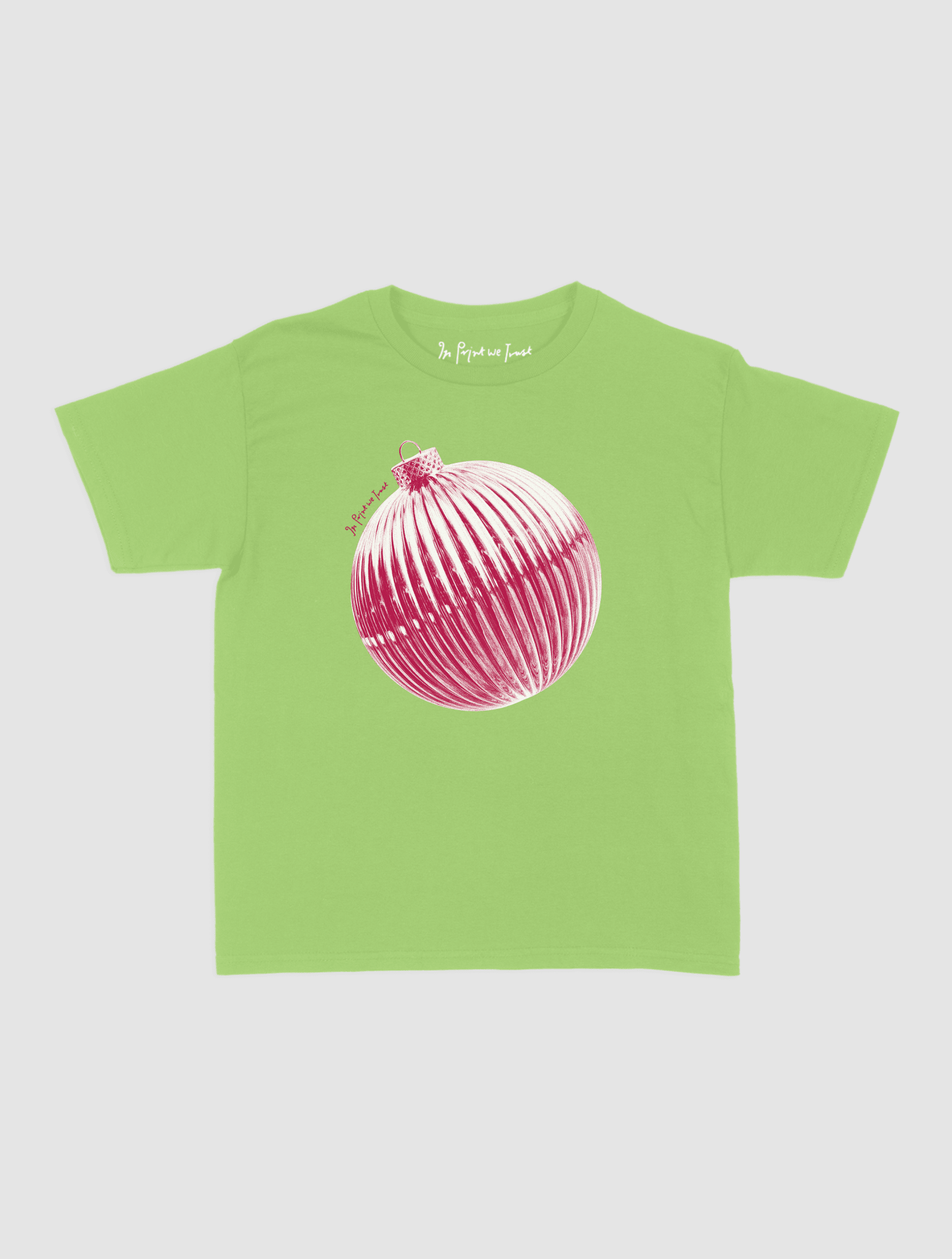 bauble baby tee - In Print We Trust