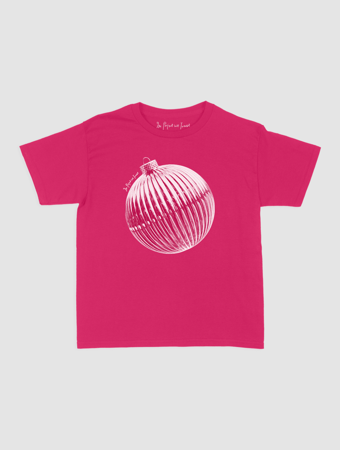 bauble baby tee - In Print We Trust