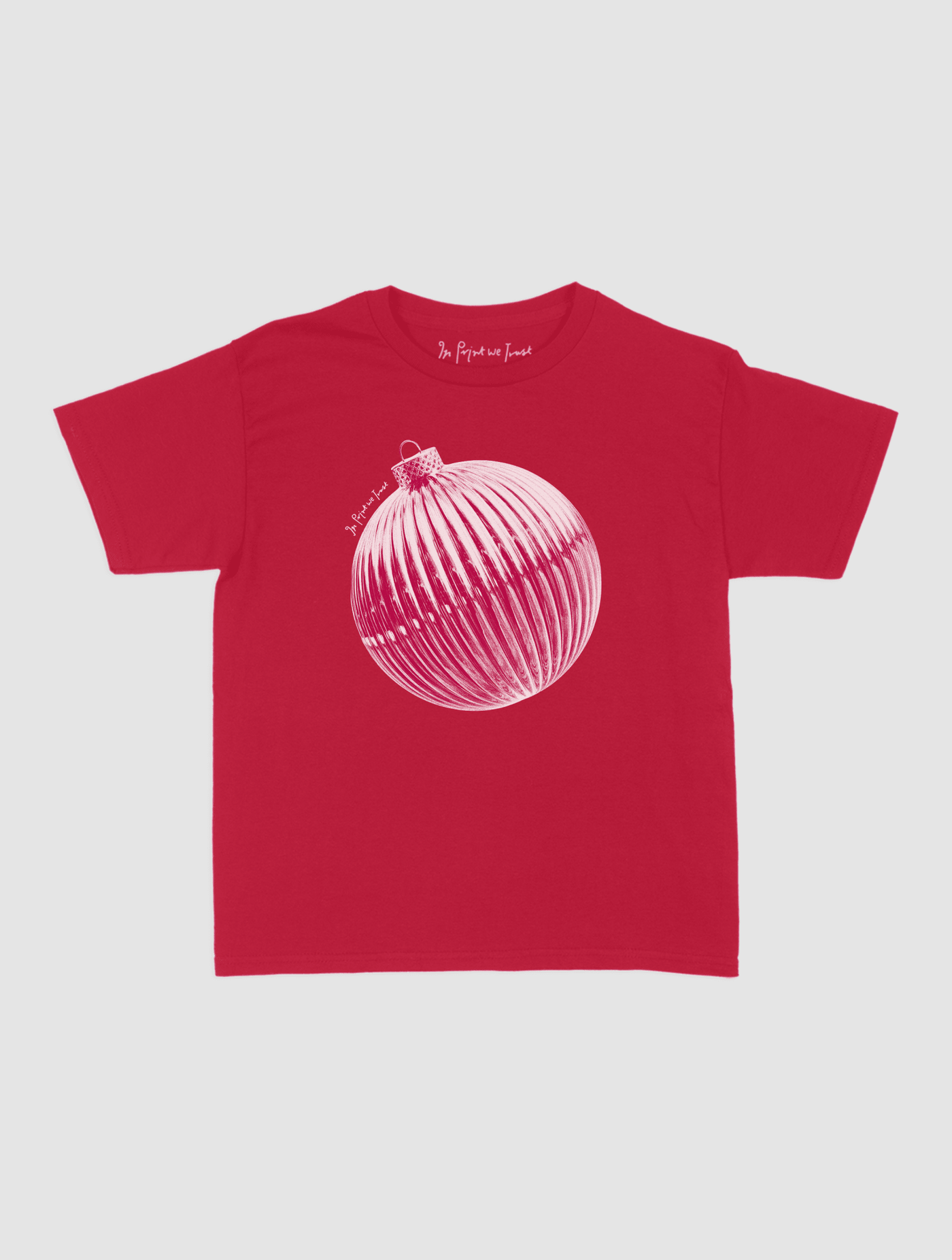 bauble baby tee - In Print We Trust