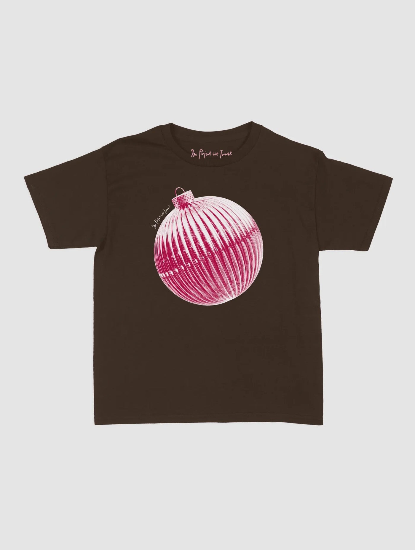 bauble baby tee - In Print We Trust